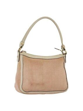 Authentic GUCCI GG Canvas Shoulder Bag Pink Gold 146244